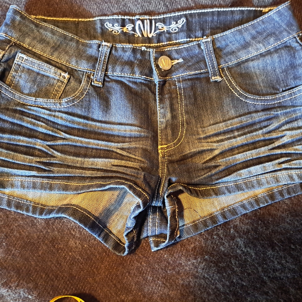 Women's Blue Denim Shorts